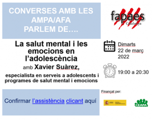 La salut mental i les emocions en l'adolescència